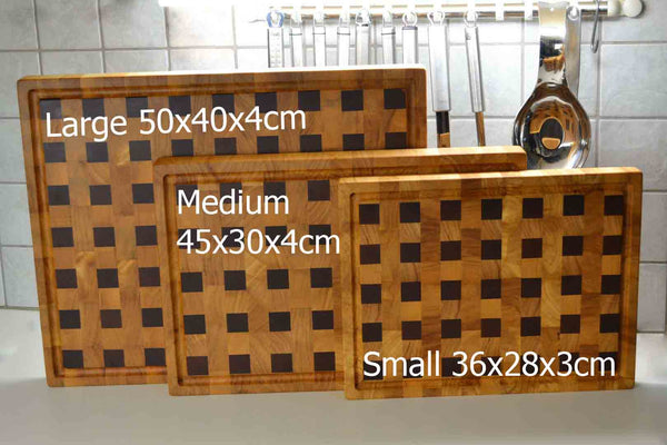 Ξύλο κοπής End Grain από δρυ & σαπέλε (020)